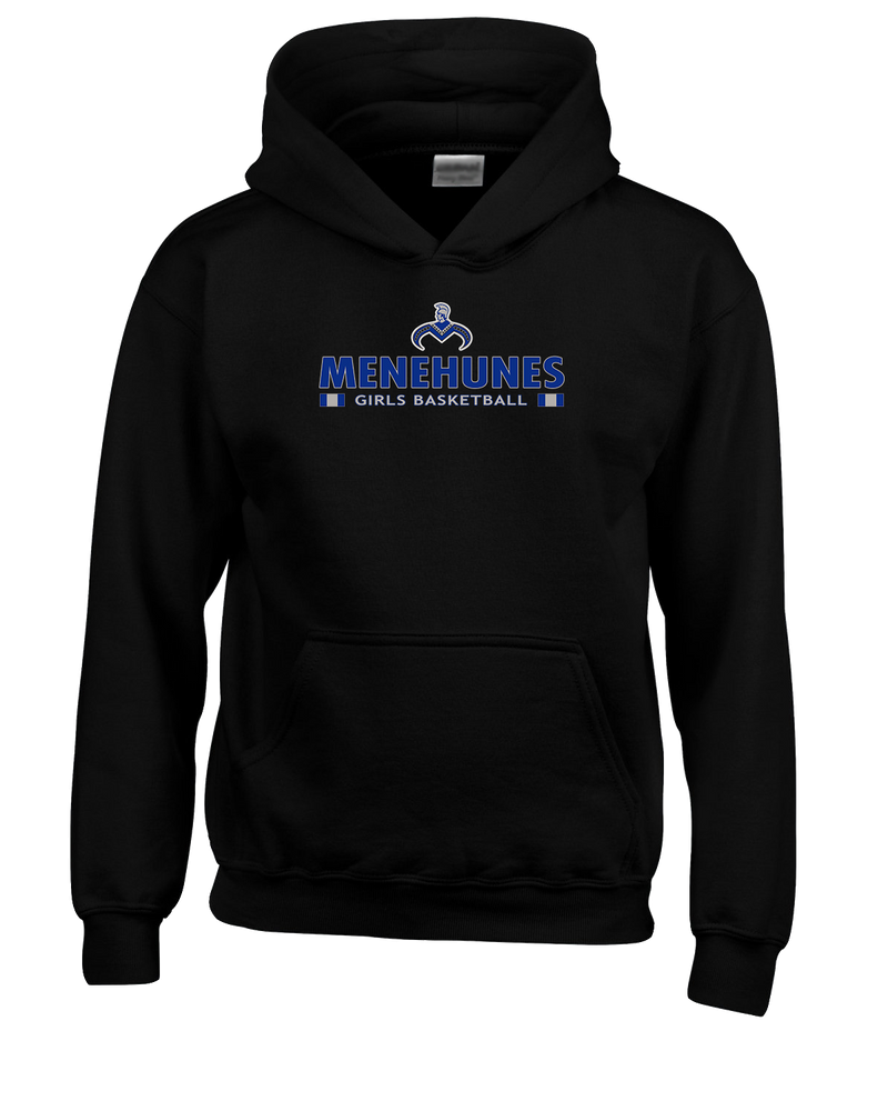 Moanalua HS Girls Basketball Stacked - Youth Hoodie