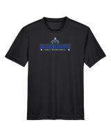 Moanalua HS Girls Basketball Stacked - Youth Performance T-Shirt