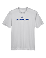 Moanalua HS Girls Basketball Stacked - Youth Performance T-Shirt