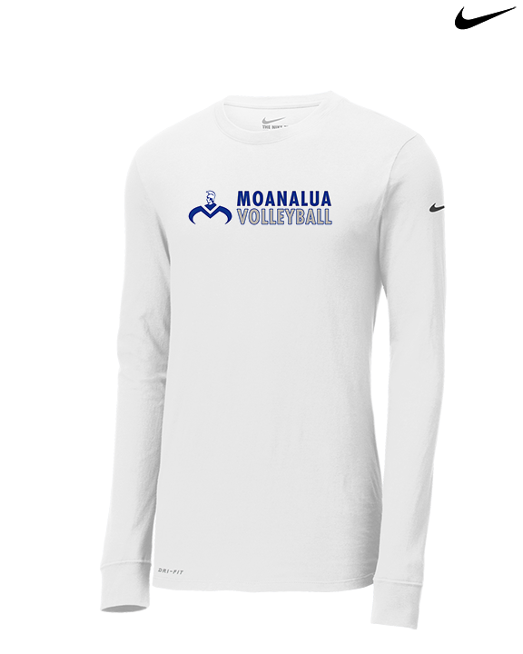 Moanalua HS Boys Volleyball Basic - Mens Nike Longsleeve