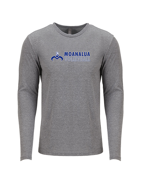 Moanalua HS Boys Volleyball Basic - Tri-Blend Long Sleeve