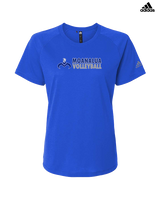 Moanalua HS Boys Volleyball Basic - Womens Adidas Performance Shirt