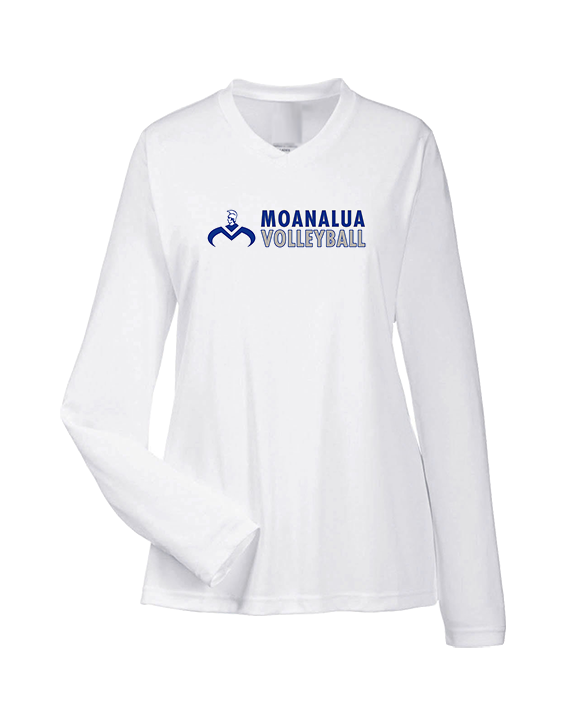 Moanalua HS Boys Volleyball Basic - Womens Performance Longsleeve