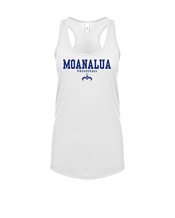 Moanalua HS Boys Volleyball Block - Womens Tank Top