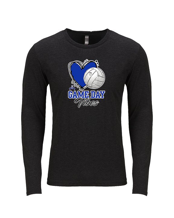 Moanalua HS Boys Volleyball Custom Game Day - Tri-Blend Long Sleeve