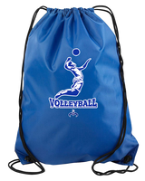 Moanalua HS Boys Volleyball Custom Spiker - Drawstring Bag