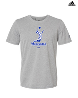 Moanalua HS Boys Volleyball Custom Spiker - Mens Adidas Performance Shirt