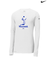 Moanalua HS Boys Volleyball Custom Spiker - Mens Nike Longsleeve