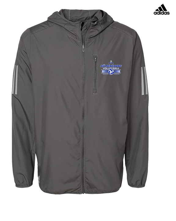 Moanalua HS Boys Volleyball Leave It - Mens Adidas Full Zip Jacket