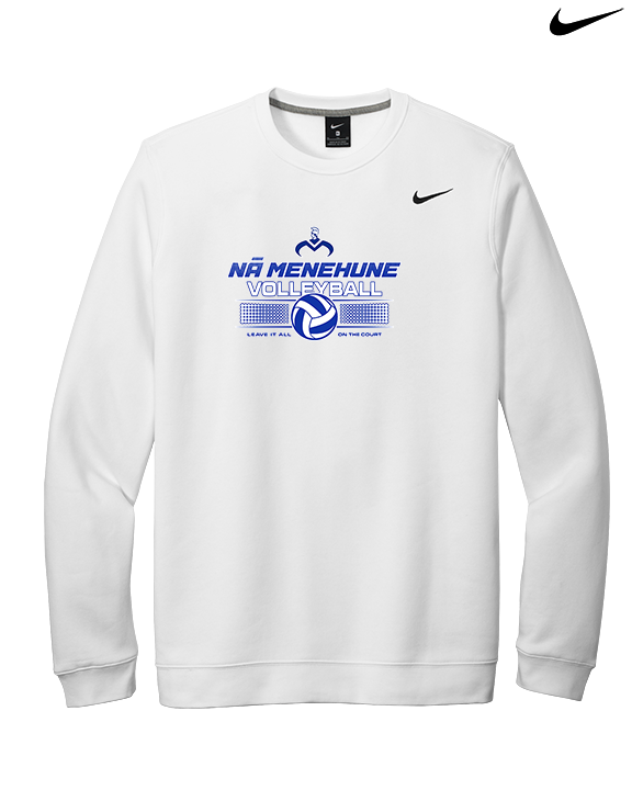 Moanalua HS Boys Volleyball Leave It - Mens Nike Crewneck