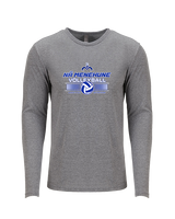 Moanalua HS Boys Volleyball Leave It - Tri-Blend Long Sleeve