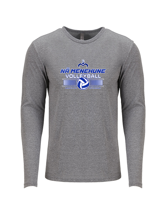 Moanalua HS Boys Volleyball Leave It - Tri-Blend Long Sleeve