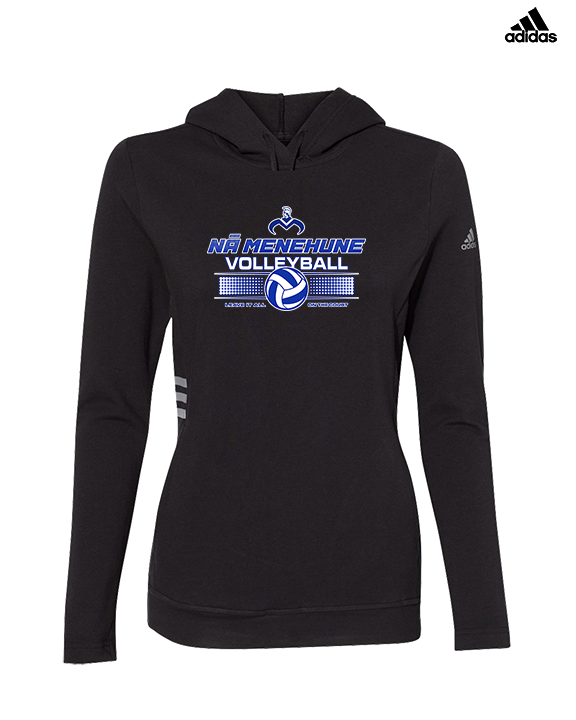 Moanalua HS Boys Volleyball Leave It - Womens Adidas Hoodie