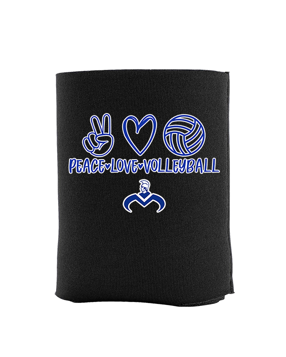 Moanalua HS Boys Volleyball Peace Love Volleyball - Koozie