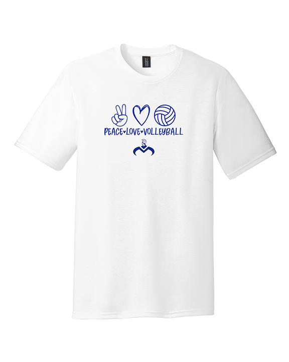 Moanalua HS Boys Volleyball Peace Love Volleyball - Tri-Blend Shirt