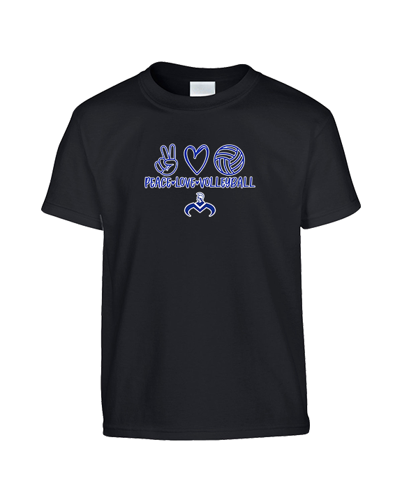 Moanalua HS Boys Volleyball Peace Love Volleyball - Youth Shirt