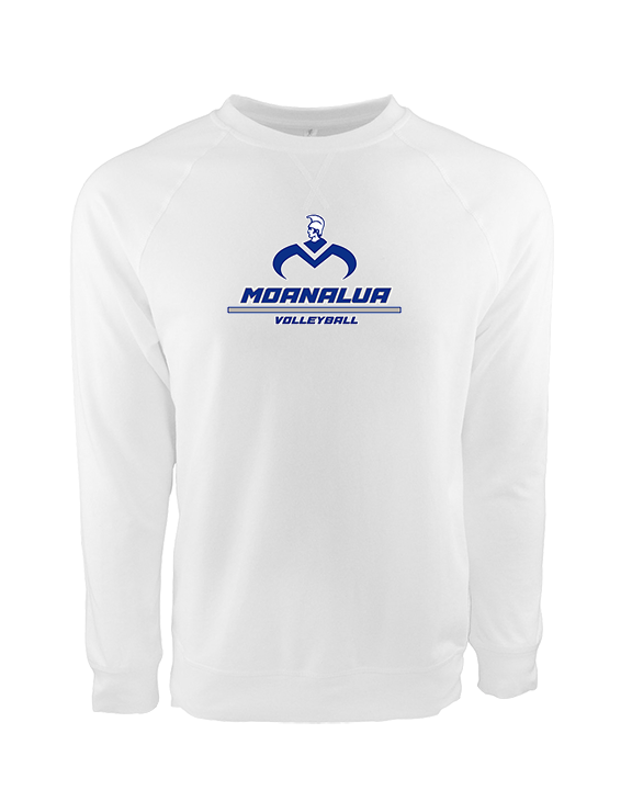 Moanalua HS Boys Volleyball Split - Crewneck Sweatshirt