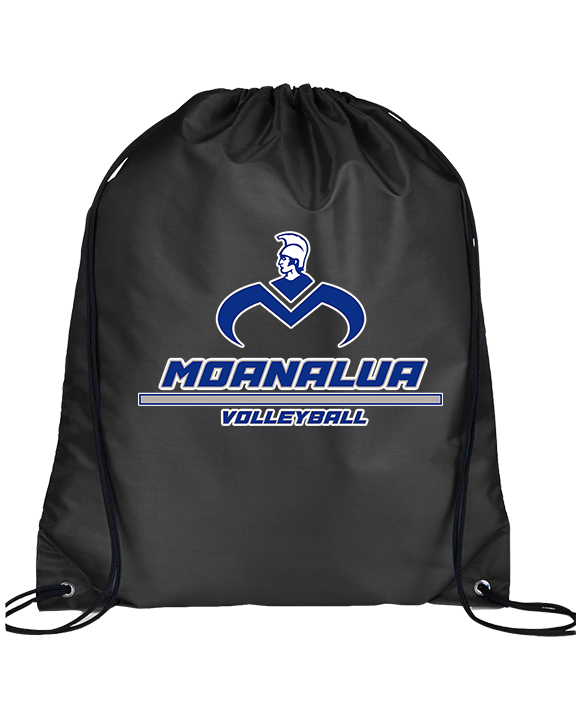 Moanalua HS Boys Volleyball Split - Drawstring Bag