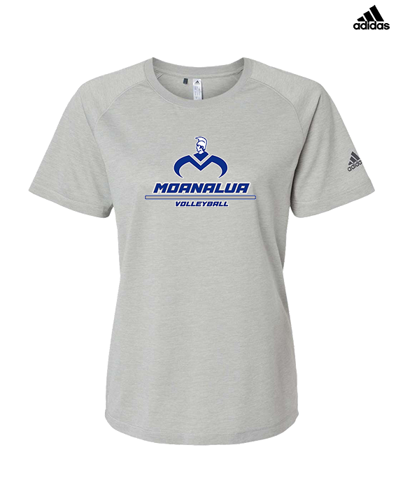 Moanalua HS Boys Volleyball Split - Womens Adidas Performance Shirt