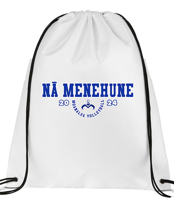 Moanalua HS Boys Volleyball Swoop - Drawstring Bag