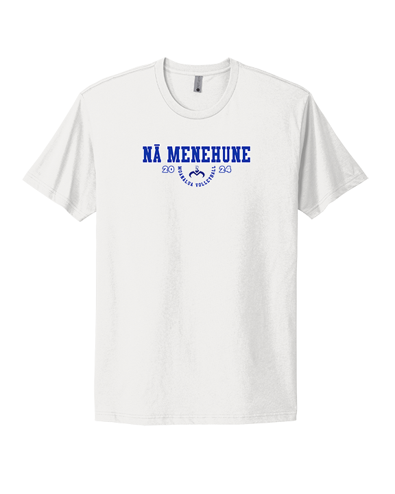 Moanalua HS Boys Volleyball Swoop - Mens Select Cotton T-Shirt