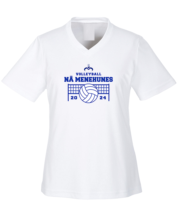 Moanalua HS Boys Volleyball VB Net - Womens Performance Shirt