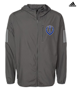 Moanalua HS Football Full Football - Mens Adidas Full Zip Jacket
