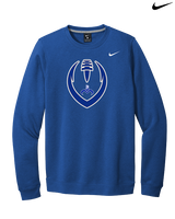 Moanalua HS Football Full Football - Mens Nike Crewneck