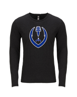 Moanalua HS Football Full Football - Tri-Blend Long Sleeve