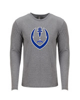 Moanalua HS Football Full Football - Tri-Blend Long Sleeve