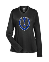 Moanalua HS Football Full Football - Womens Performance Longsleeve
