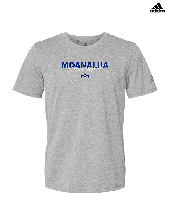 Moanalua HS Football Grandparent - Mens Adidas Performance Shirt