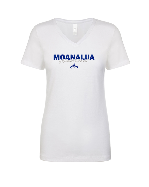 Moanalua HS Football Grandparent - Womens Vneck