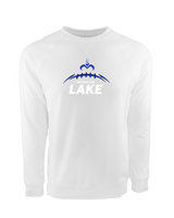 Moanalua HS Football Laces - Crewneck Sweatshirt