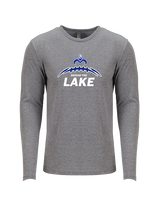 Moanalua HS Football Laces - Tri-Blend Long Sleeve