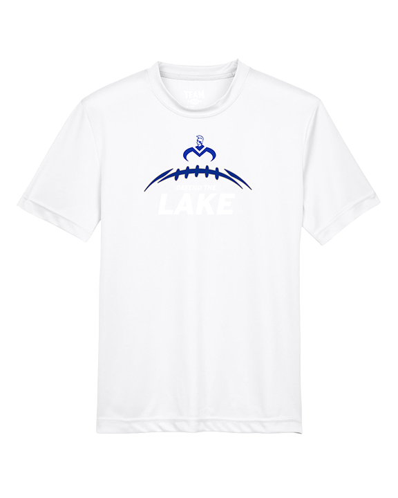 Moanalua HS Football Laces - Youth Performance Shirt