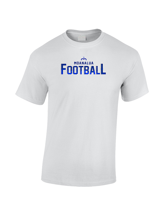 Moanalua HS Football Logo Football - Cotton T-Shirt