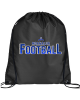 Moanalua HS Football Logo Football - Drawstring Bag