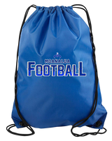 Moanalua HS Football Logo Football - Drawstring Bag
