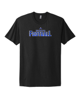Moanalua HS Football Logo Football - Mens Select Cotton T-Shirt