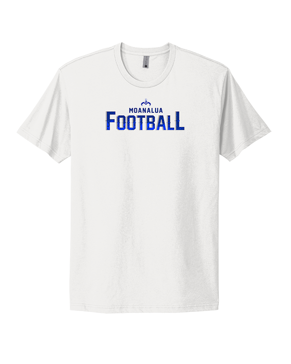 Moanalua HS Football Logo Football - Mens Select Cotton T-Shirt