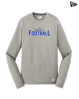 Moanalua HS Football Logo Football - New Era Performance Long Sleeve
