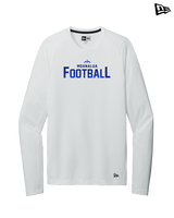 Moanalua HS Football Logo Football - New Era Performance Long Sleeve