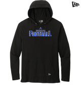 Moanalua HS Football Logo Football - New Era Tri-Blend Hoodie