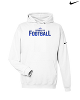 Moanalua HS Football Logo Football - Nike Club Fleece Hoodie
