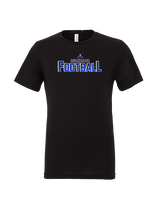 Moanalua HS Football Logo Football - Tri-Blend Shirt