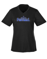 Moanalua HS Football Logo Football - Womens Performance Shirt