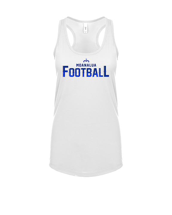 Moanalua HS Football Logo Football - Womens Tank Top