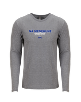 Moanalua HS Football Mom - Tri-Blend Long Sleeve