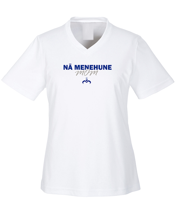 Moanalua HS Football Mom - Womens Performance Shirt